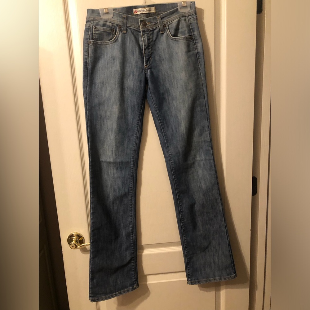 Italian “Vitamin A” Light Blue Flare Jeans